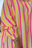 The Penelope Pillow Cotton Boyfriend Shirt Citronella Popsicle /15 =
